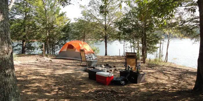 Camper submitted image from Dale Hollow Lake - Primitive Camping — Dale Hollow Lake State Resort Park