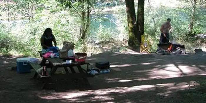 Camper submitted image from Mount Hood National Forest Sunstrip Campground - TEMPORARILY CLOSE DUE TO FIRE DAMAGE