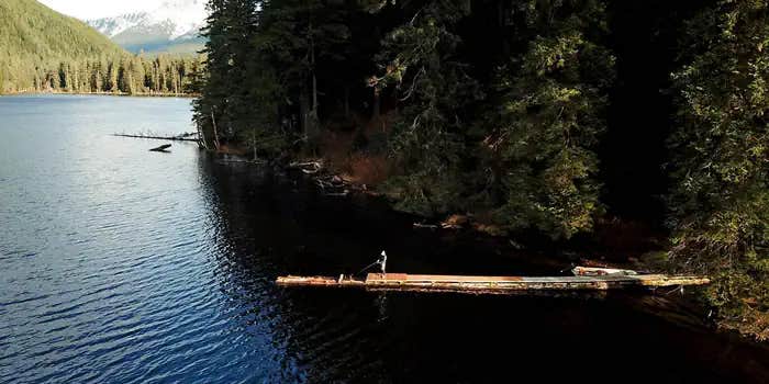 Camper submitted image from Salmon Lake Cabin Sitka