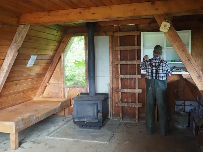 Camping near Ohmer Creek: Little Dry Island Cabin, Petersburg, Alaska