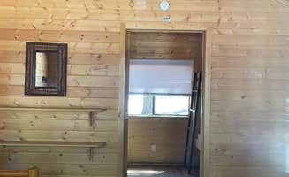 Les R.'s photo of glamping accommodations at Manzanita Lake Camping Cabins — Lassen Volcanic National Park near Lassen National Forest