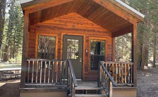 Les R.'s photo of a cabin at Manzanita Lake Campground — Lassen Volcanic National Park near Shasta-Trinity National Forest