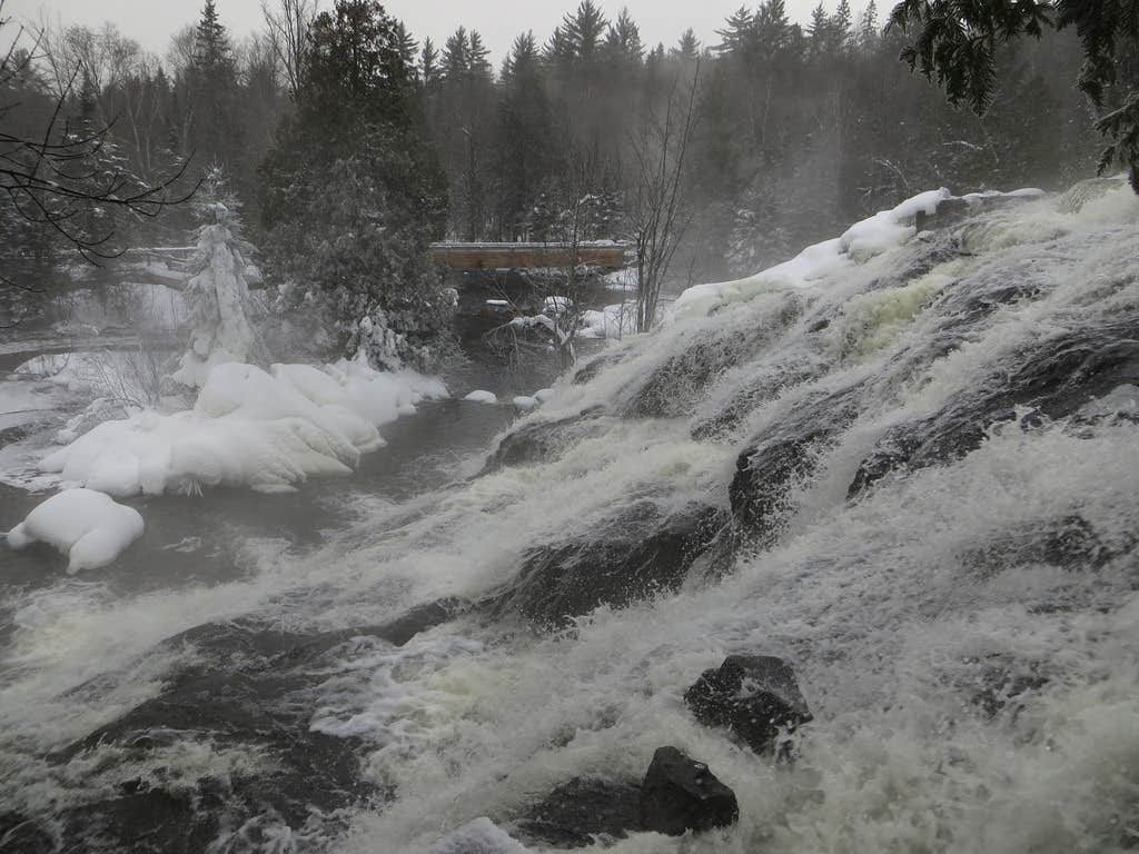 Camper-submitted photo at Bond Falls Campground near Trout Creek, MI