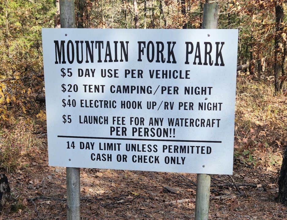 Camper-submitted photo at Mountain Fork Park near Eagletown, OK