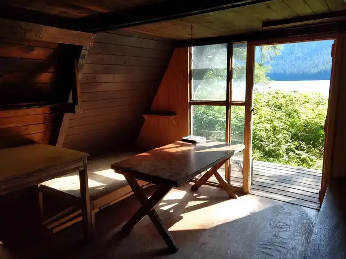 Camper-submitted photo at Kook Lake Cabin near Tenakee Springs, AK