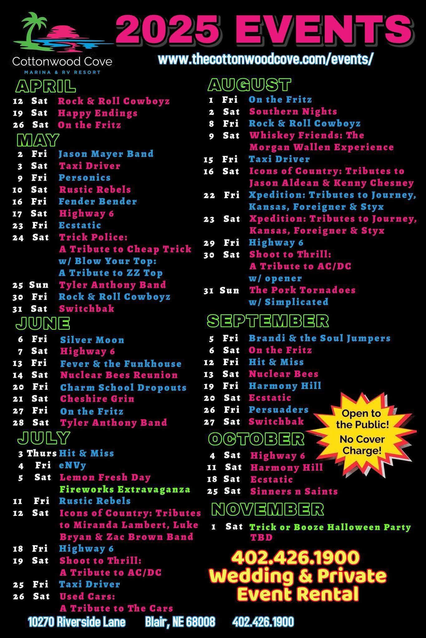 Camper-submitted photo at Cottonwood Cove Marina & RV Resort near Ashland, NE