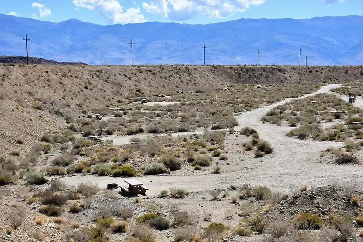 Camper-submitted photo at Pleasant Valley Pit Campground near Swall Meadows, CA