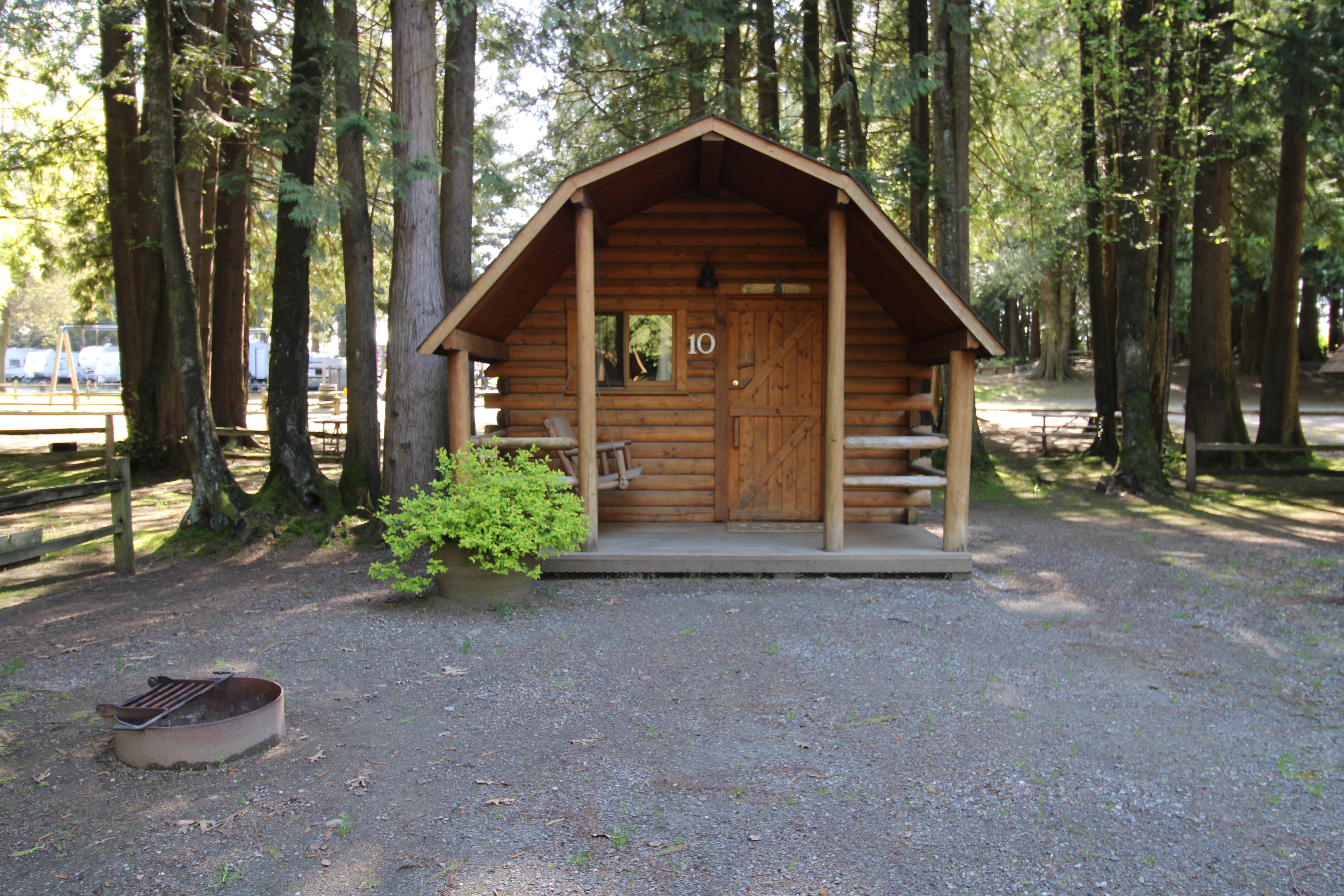 Eddy M.'s photo of glamping accommodations at Lynden/Bellingham KOA near Lopez Island, WA