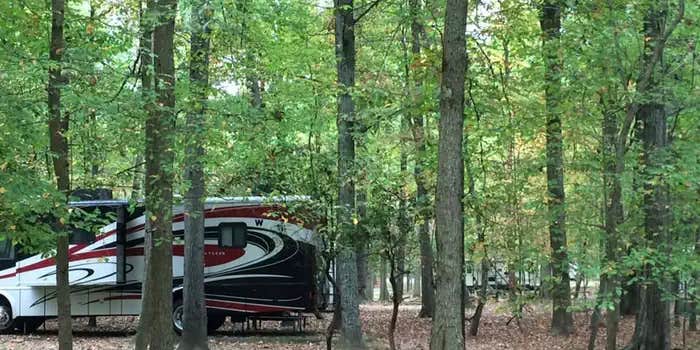 Camper submitted image from Greenbelt Park Campground — Greenbelt Park