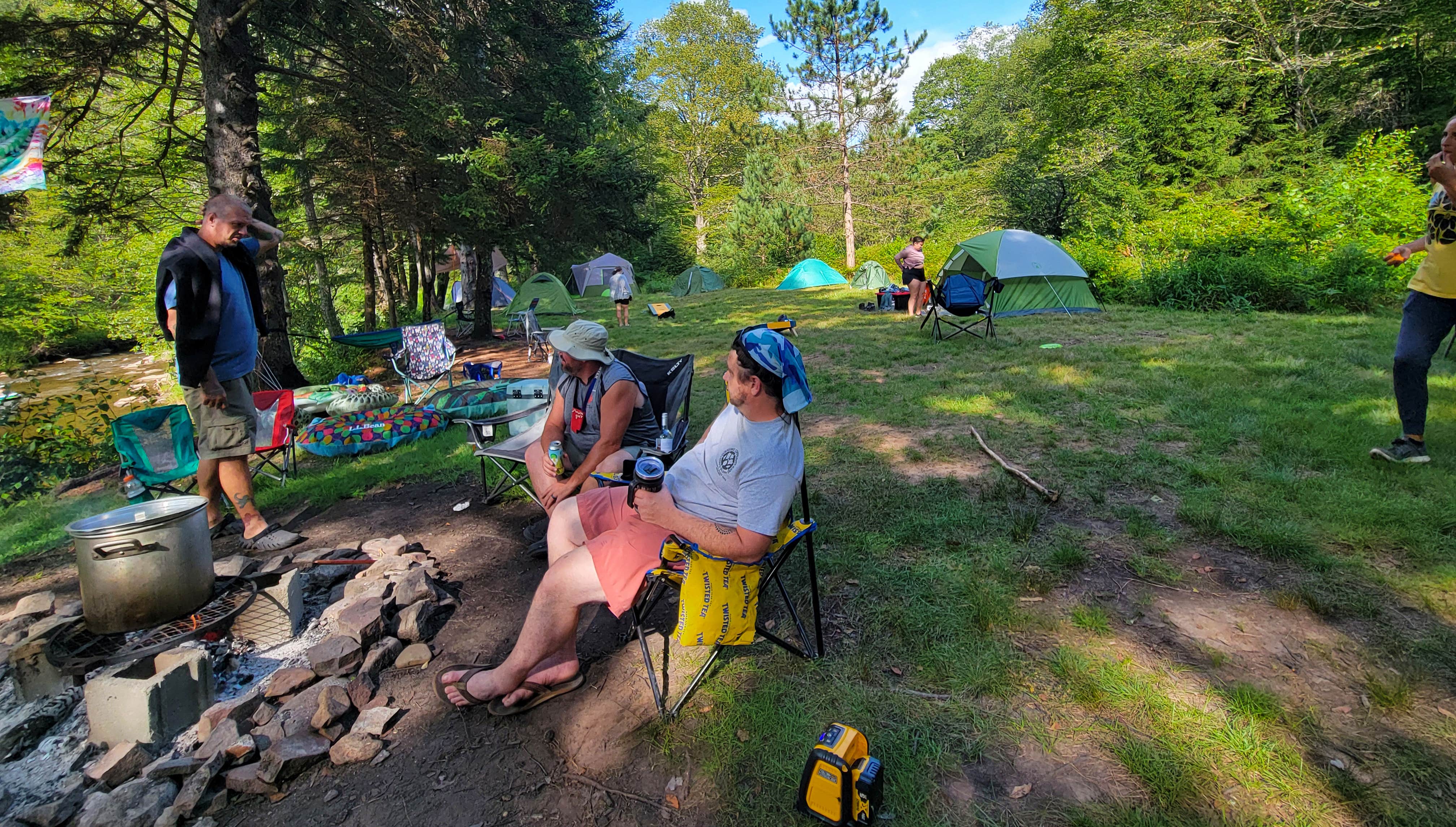Ric M.'s photo of a dispersed camping area at Gandy Creek Dispersed Camping near Craigsville, VA