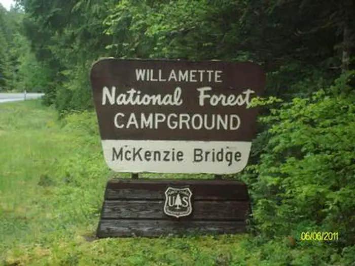 Camper submitted image from Mckenzie Bridge - 1
