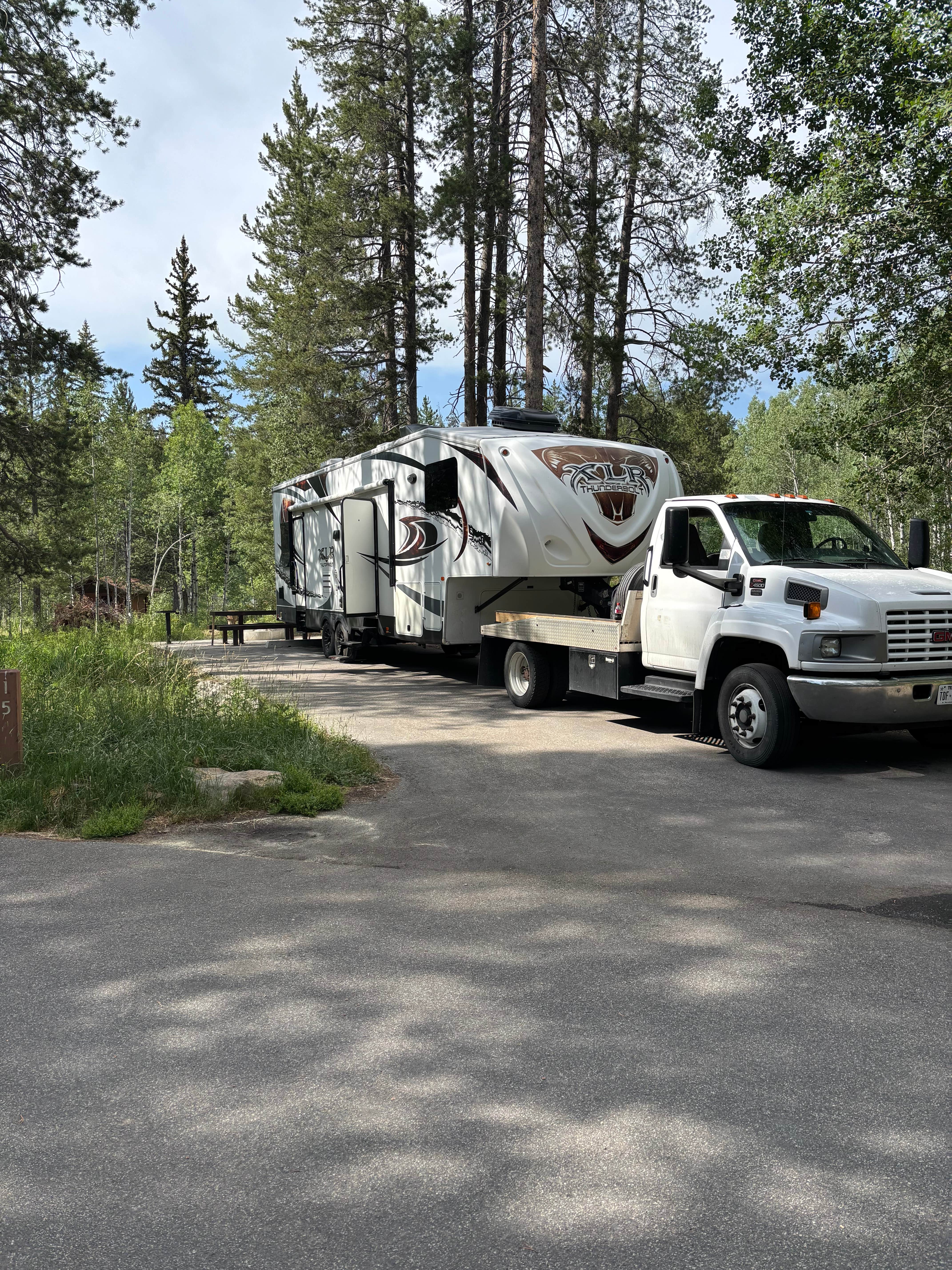 Pam J.'s photo of rv camping at Lodgepole Campground near Wallsburg, UT