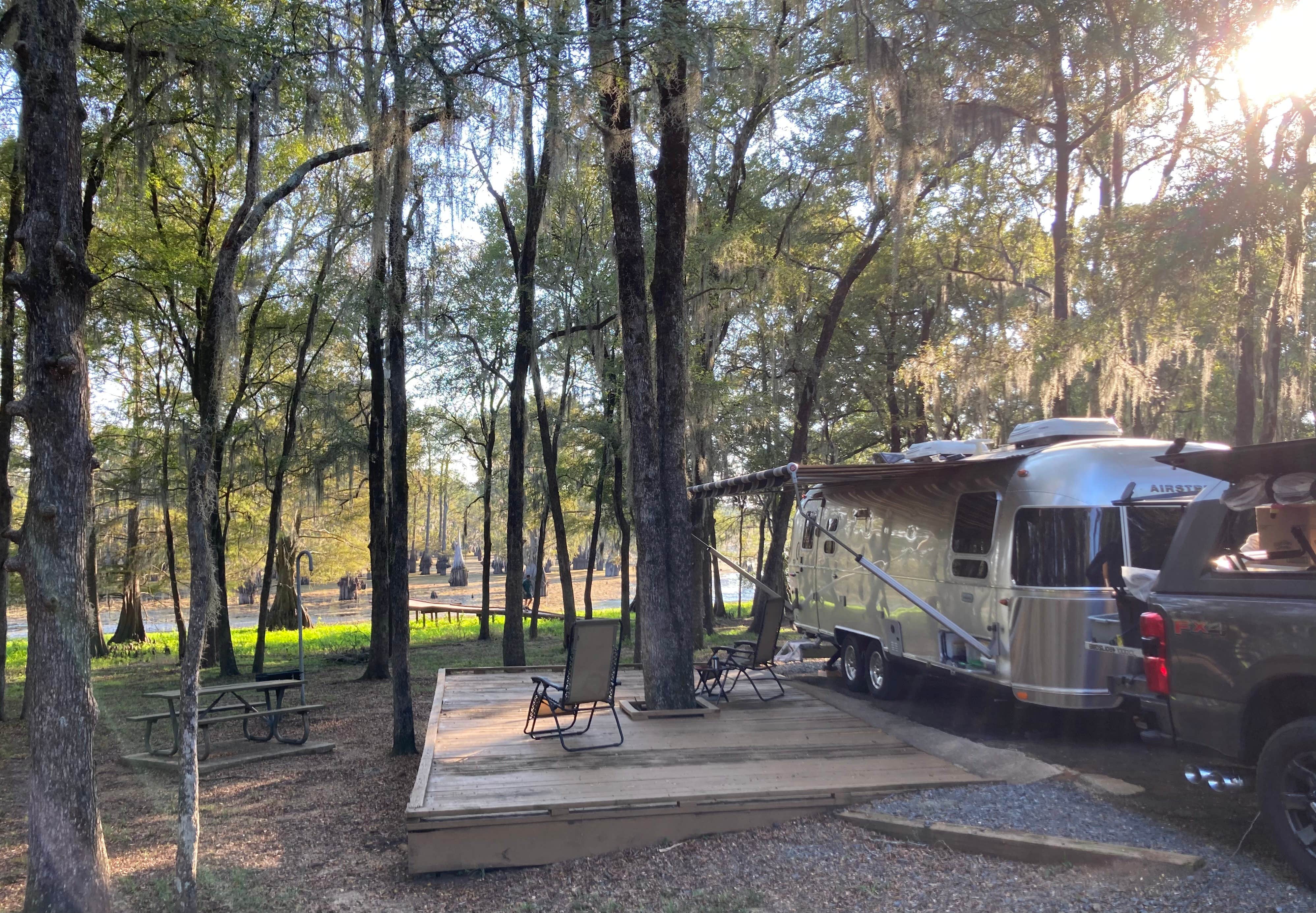 Gary B.'s photo of rv camping at Lake Bistineau State Park Campground near Minden, LA