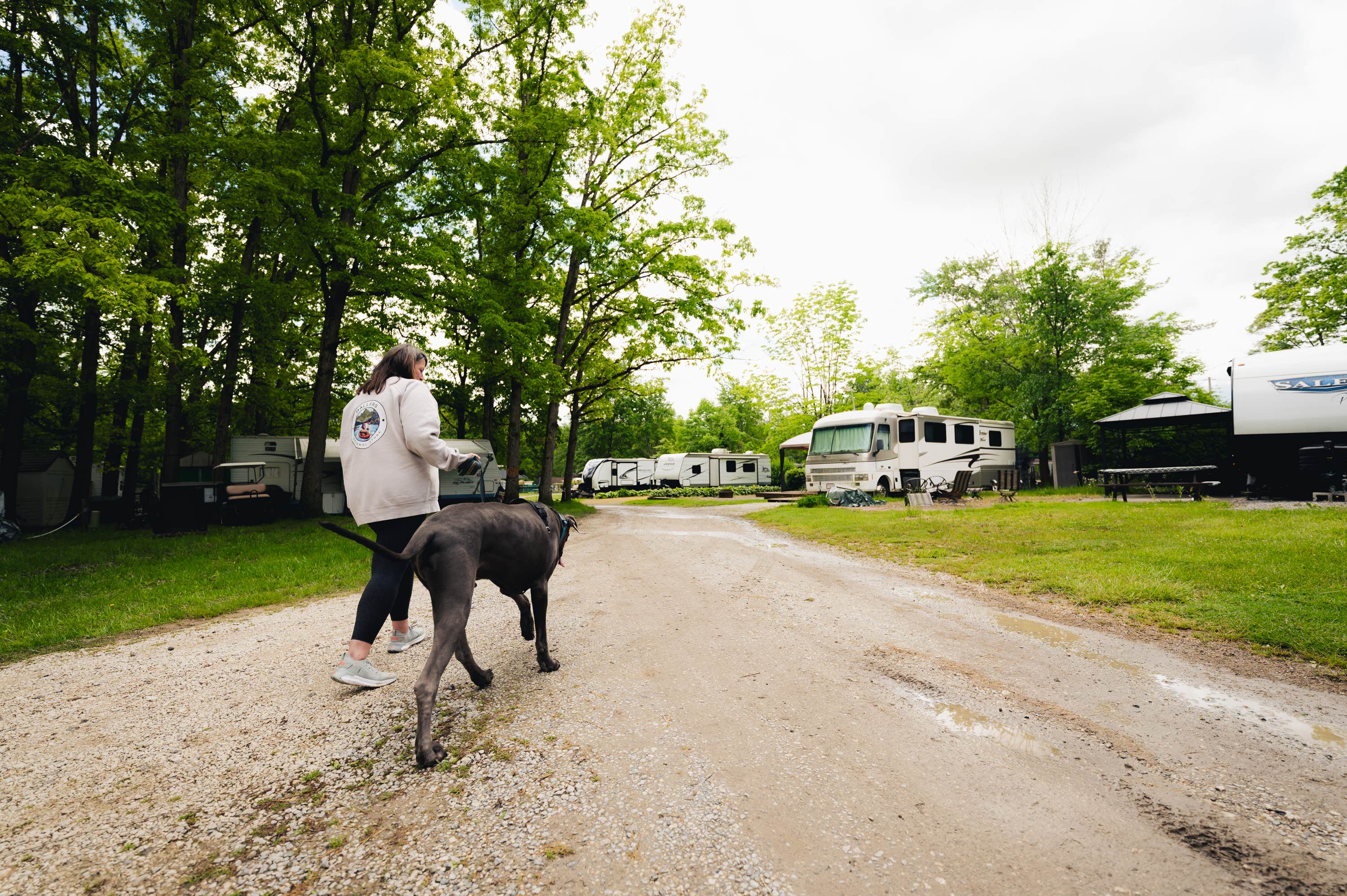 Western R.'s photo of camping with pets at Western Reserve Campground near Poland, OH