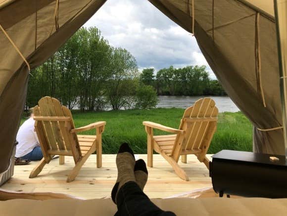 The Dyrt's photo at Tentrr Signature Site - Belle Vue Pond and River Haven near Round Lake, NY