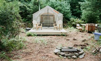 The Dyrt's photo at Tentrr Signature Site - Sundown for swimming, hiking, and a peaceful, easy feeling. near Kerhonkson, NY
