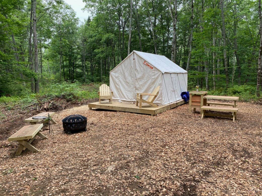 The Dyrt's photo at Tentrr Signature Site - Horseshoe River : Hidden Beach near North Waterboro, ME