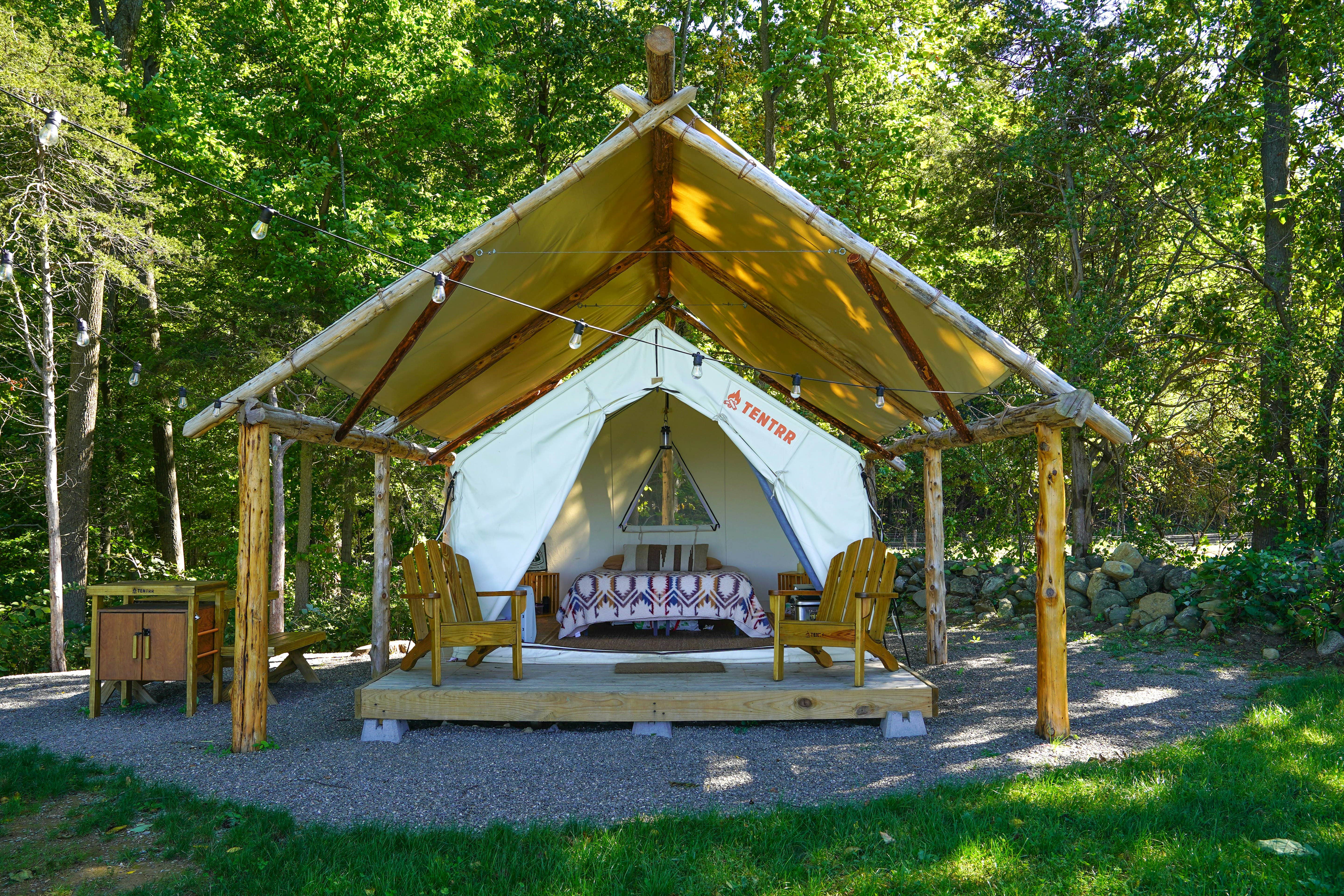 The Dyrt's photo at Tentrr Signature Site - Appalachian Trail Hilltop Hideaway - Coleman Cooking Site near Middletown, NY