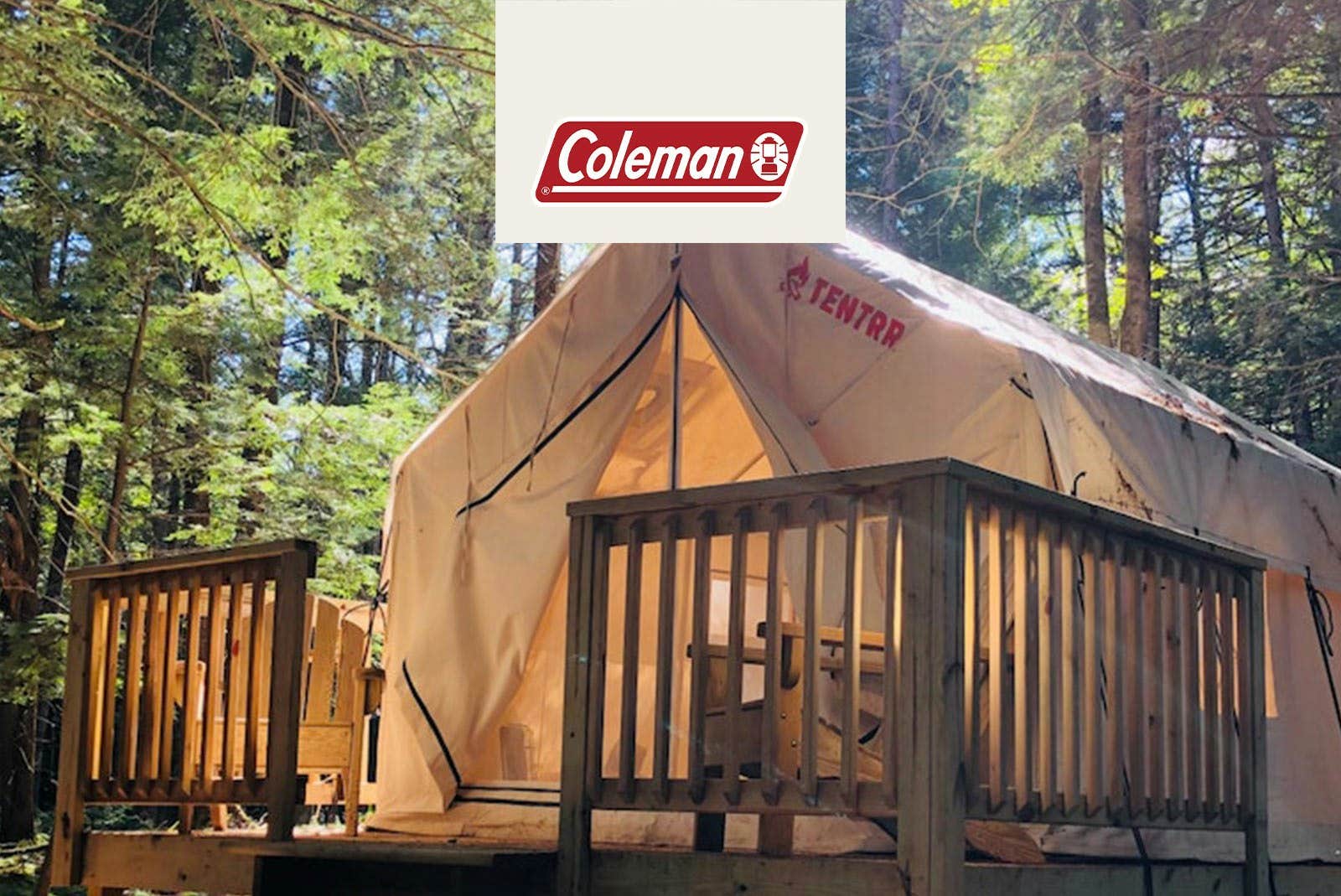 The Dyrt's photo at Tentrr Signature Site - Ramble On at the Tentrr Catskill Retreat - Stream View - Coleman Outfitted Site near Upper Delaware National Scenic and Recreation River