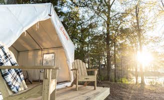 The Dyrt's photo at Tentrr State Park Site - Mississippi Percy Quin State Park - Eastside Lakeview E - Double Camp near Gloster, MS