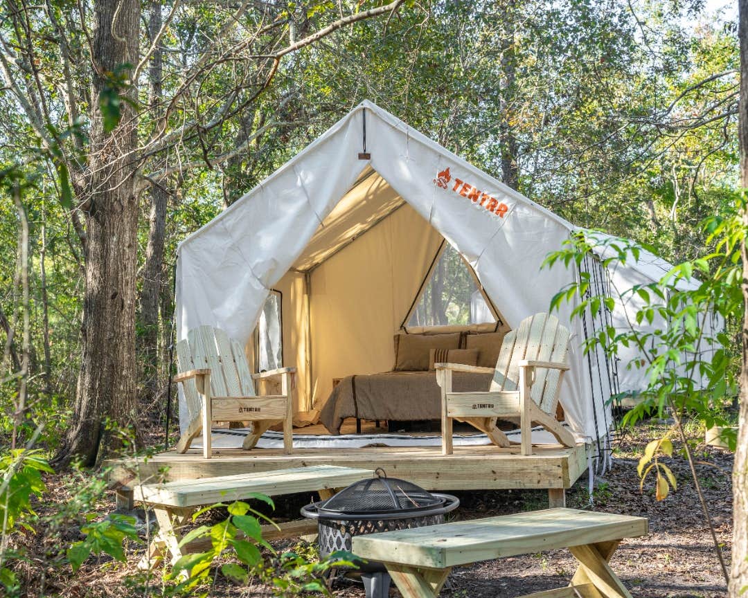 The Dyrt's photo at Tentrr State Park Site - Mississippi Buccaneer State Park - Woodland B - Double Camp near Bay St. Louis, MS