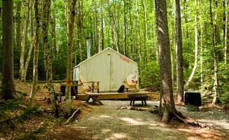The Dyrt's photo at Tentrr State Park Site - Maine Rangeley Lake State Park - North Woods Site - Single Camp near Carrabassett Valley, ME