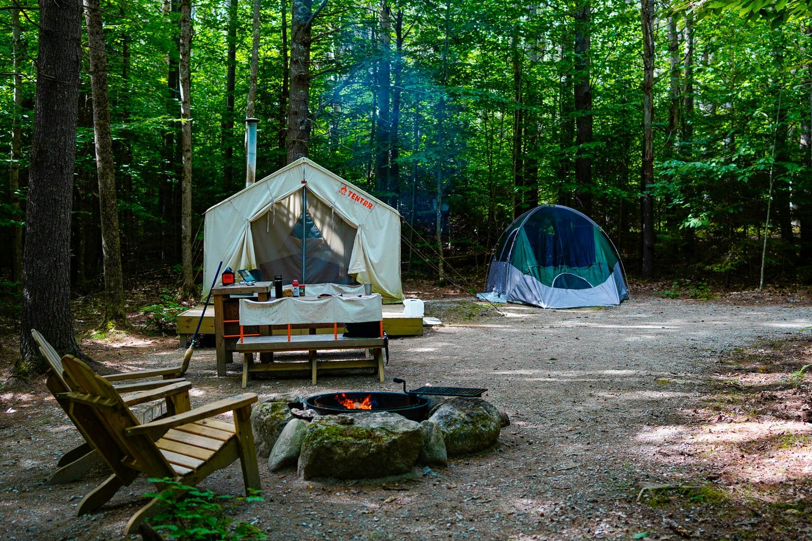 The Dyrt's photo at Tentrr State Park Site - Maine Bradbury State Park - Site 1 - Single Camp near Brunswick, ME