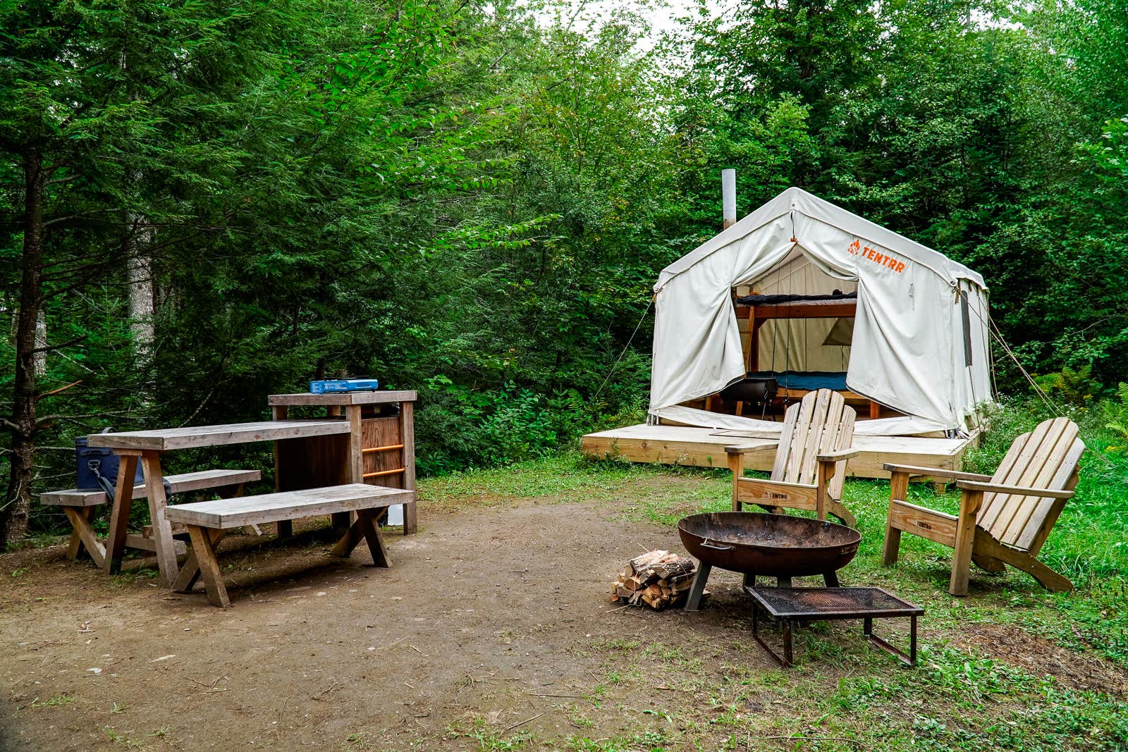 The Dyrt's photo at Tentrr State Park Site - Maine Peaks Kenny State Park - Single Camp near Abbot, ME