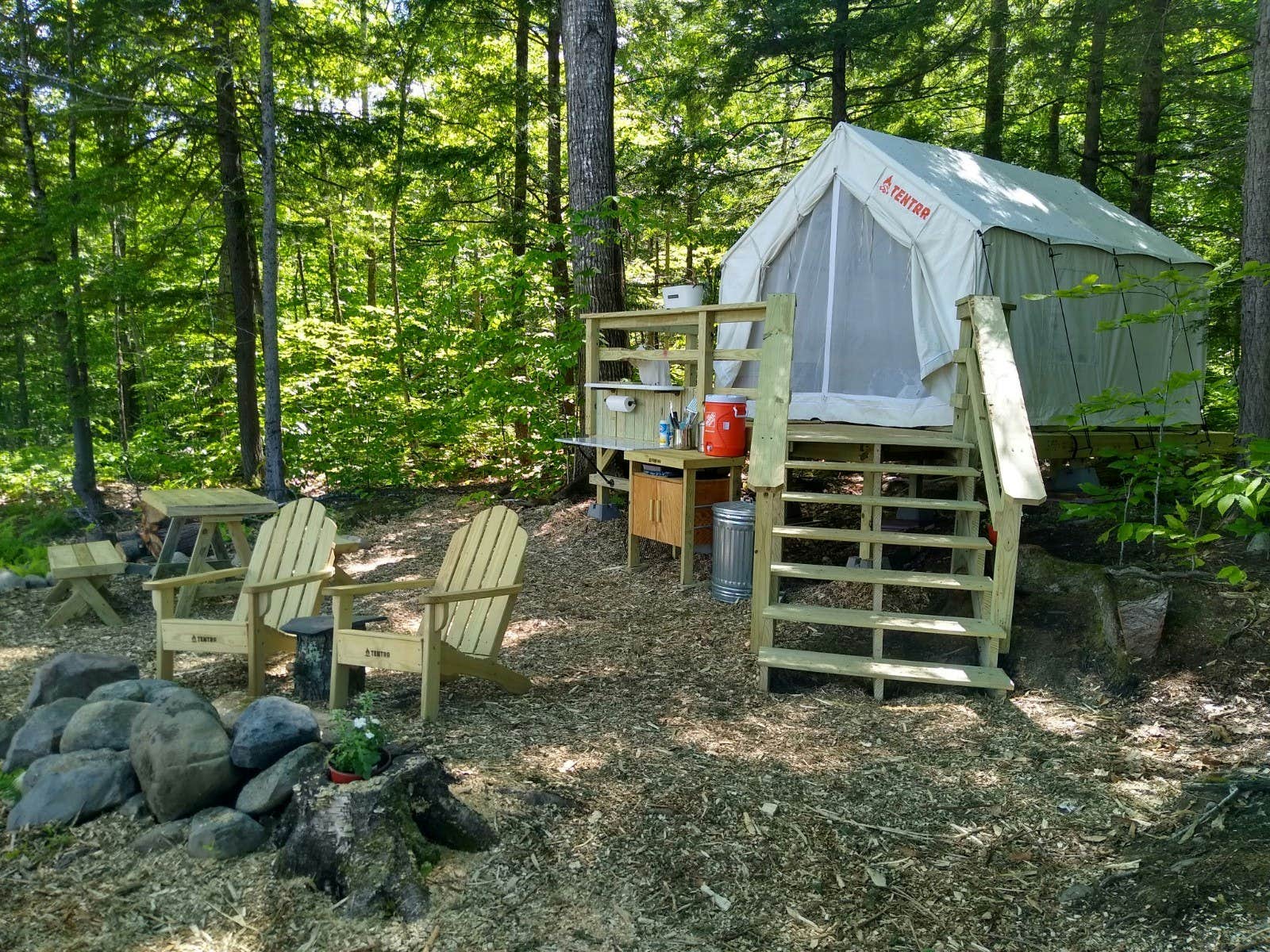 The Dyrt's photo at Tentrr Signature Site - Sunrise at The Old Miller Shed Company near Norridgewock, ME