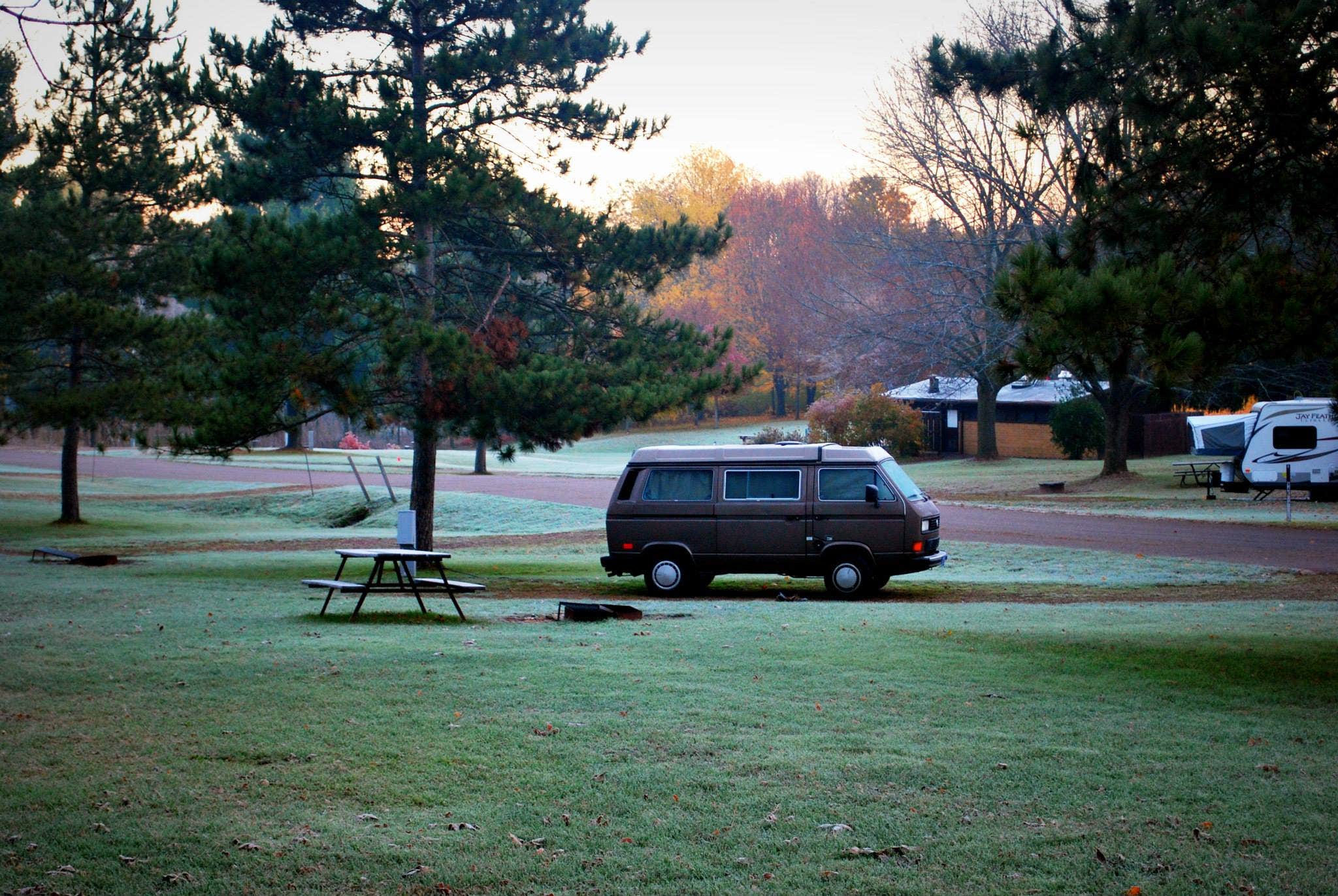 Elise M.'s photo of rv camping at Quartzite Campground — Devils Lake State Park near Poynette, WI