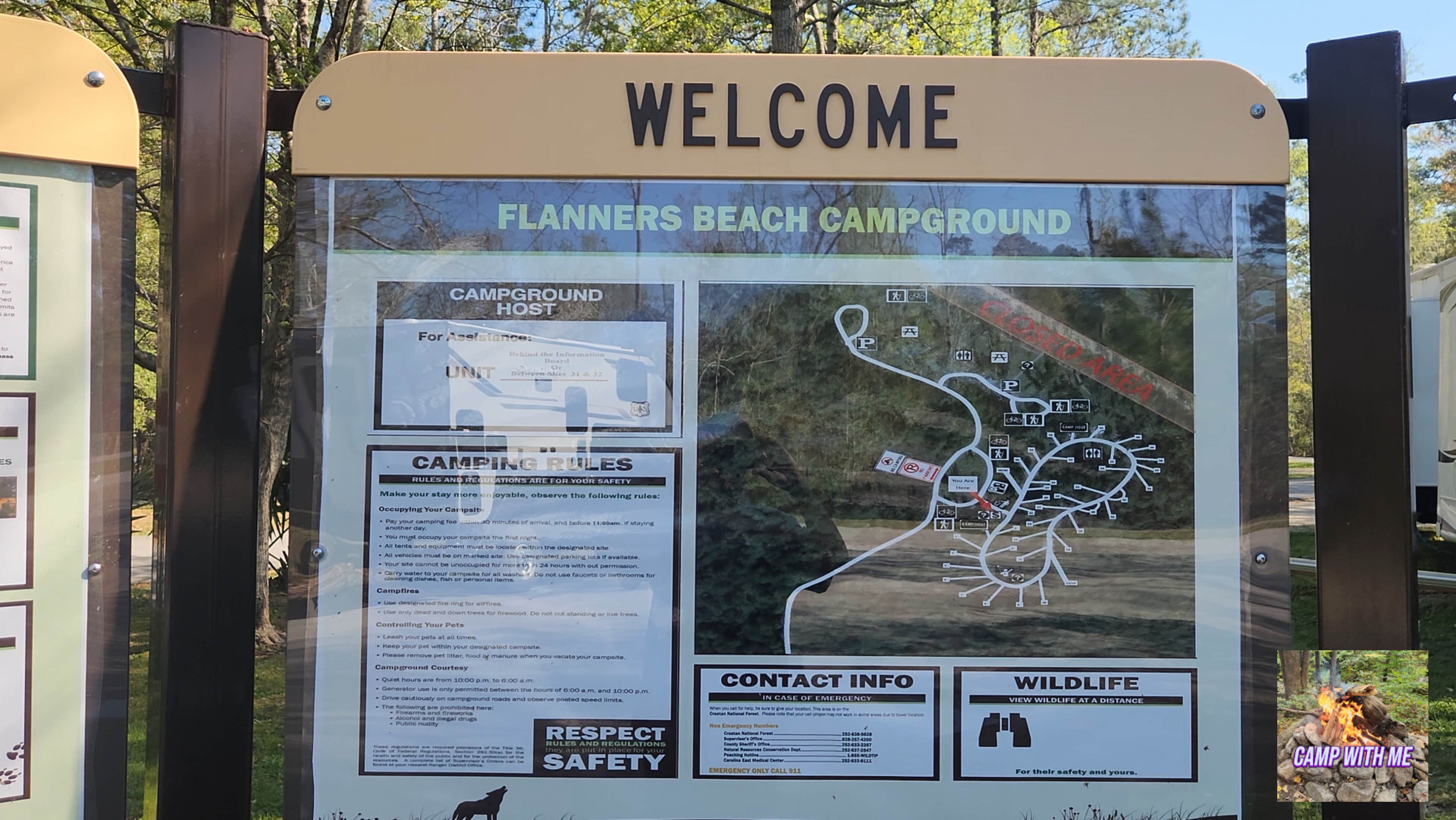 Camper-submitted photo at Croatan National Forest Neuse River Campground near Cherry Point, NC