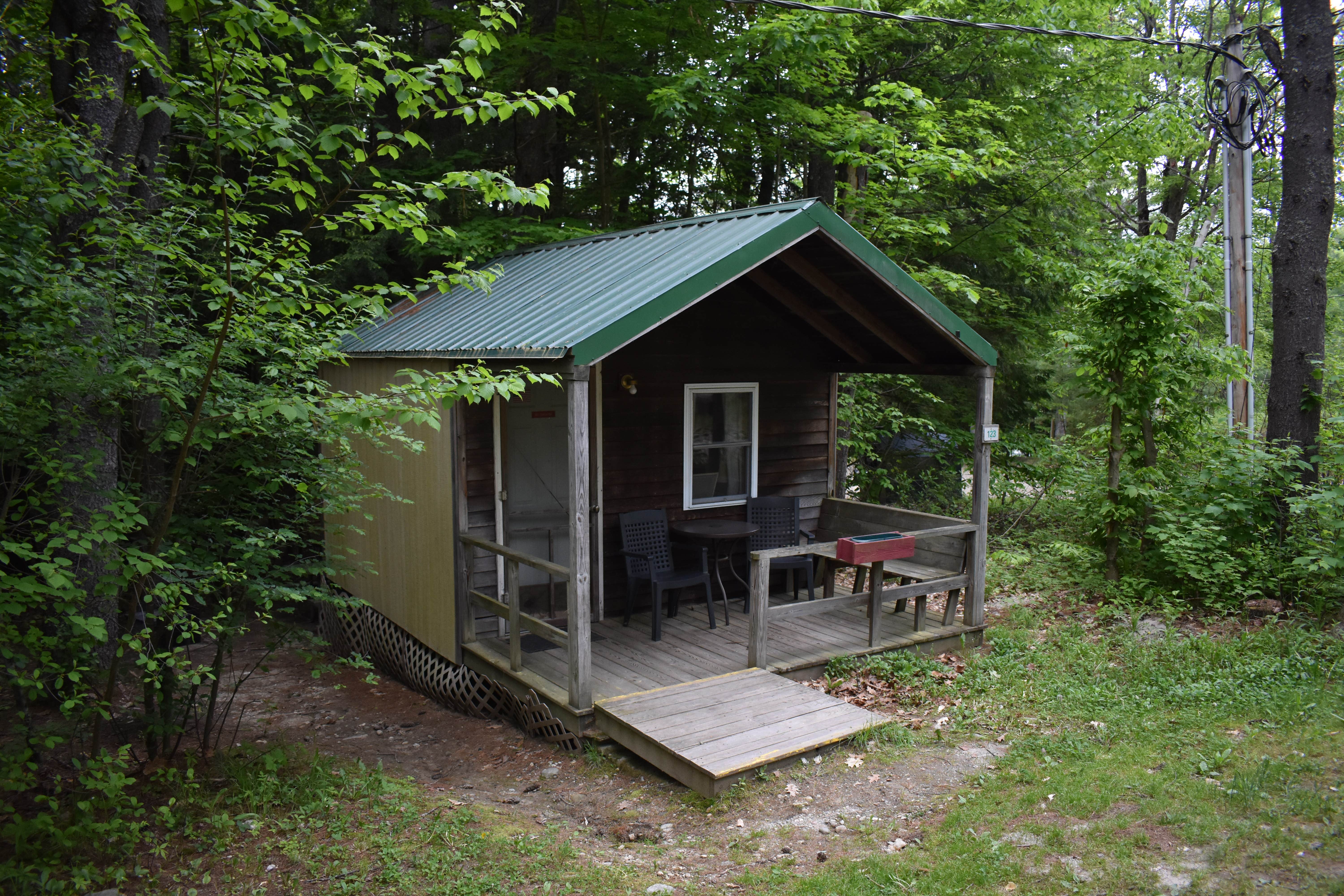 Cody F.'s photo of glamping accommodations at Crow's Nest Campground near Hancock, NH
