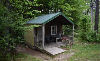 Cody F.'s photo of glamping accommodations at Crow's Nest Campground near Hancock, NH