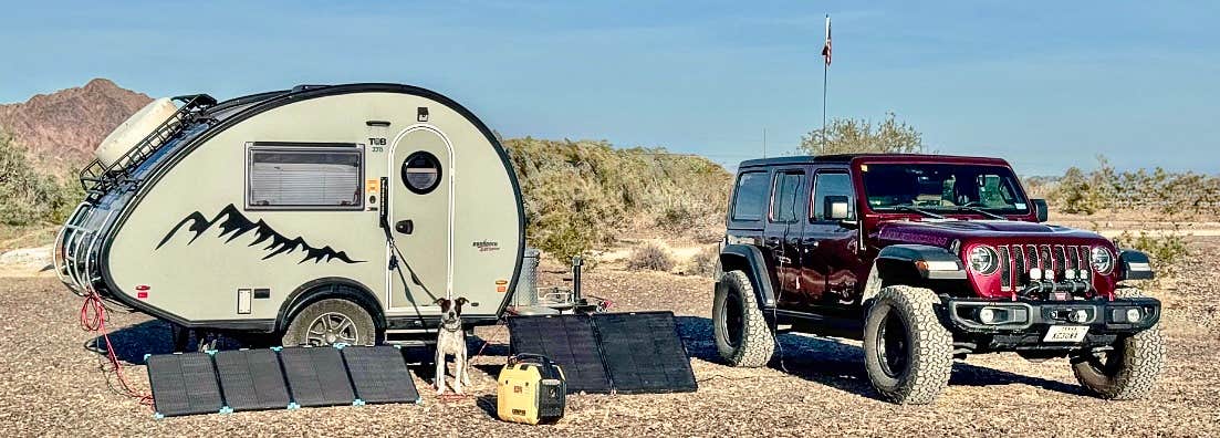 Don M.'s photo of camping with pets at La Posa South BLM Long Term Visitor Area (LTVA) near Quartzsite, AZ