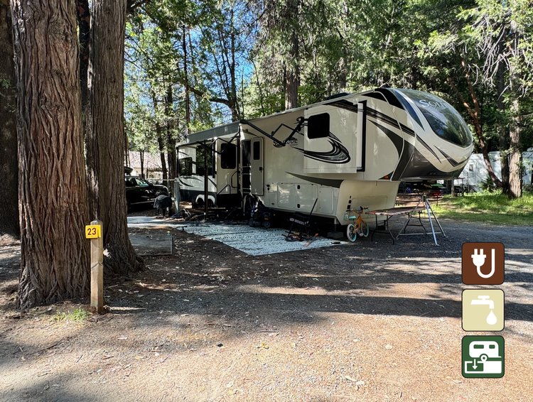 Troy S.'s photo of rv camping at Fox Sparrow RV Resort and Campground near Eldorado National Forest