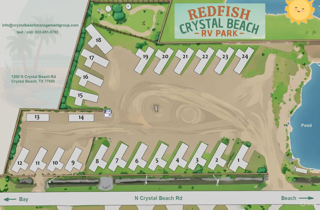 Camper submitted image from Redfish Crystal Beach RV park - 2