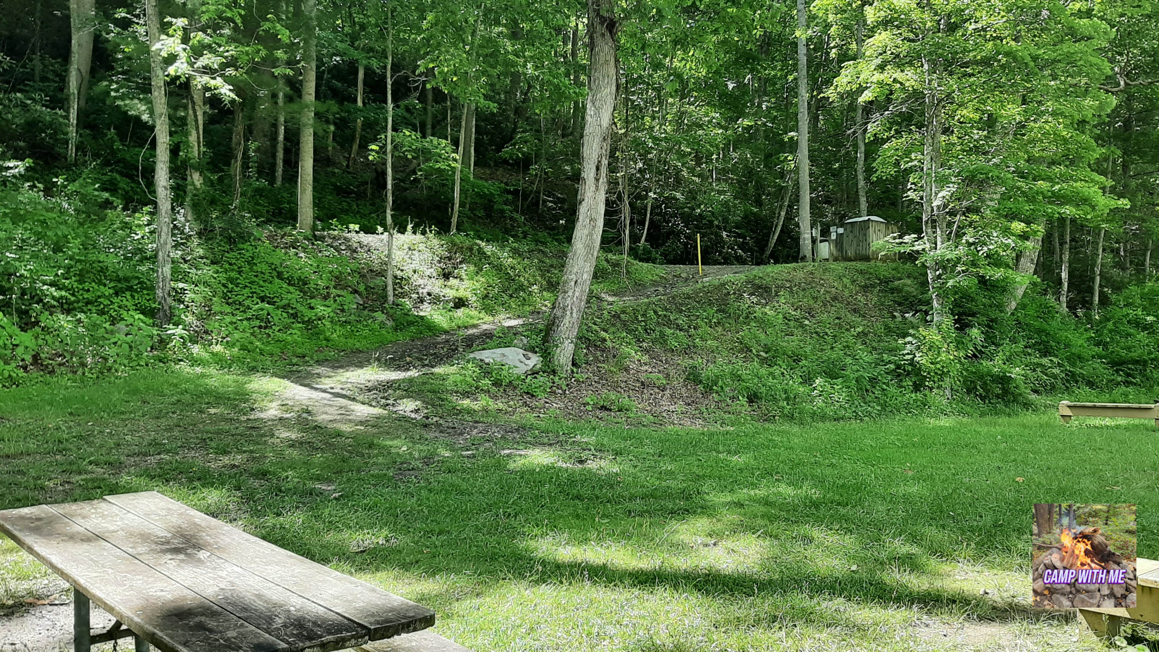 Camper-submitted photo at Double Shoals Campground — New River Trail State Park near Wytheville, VA