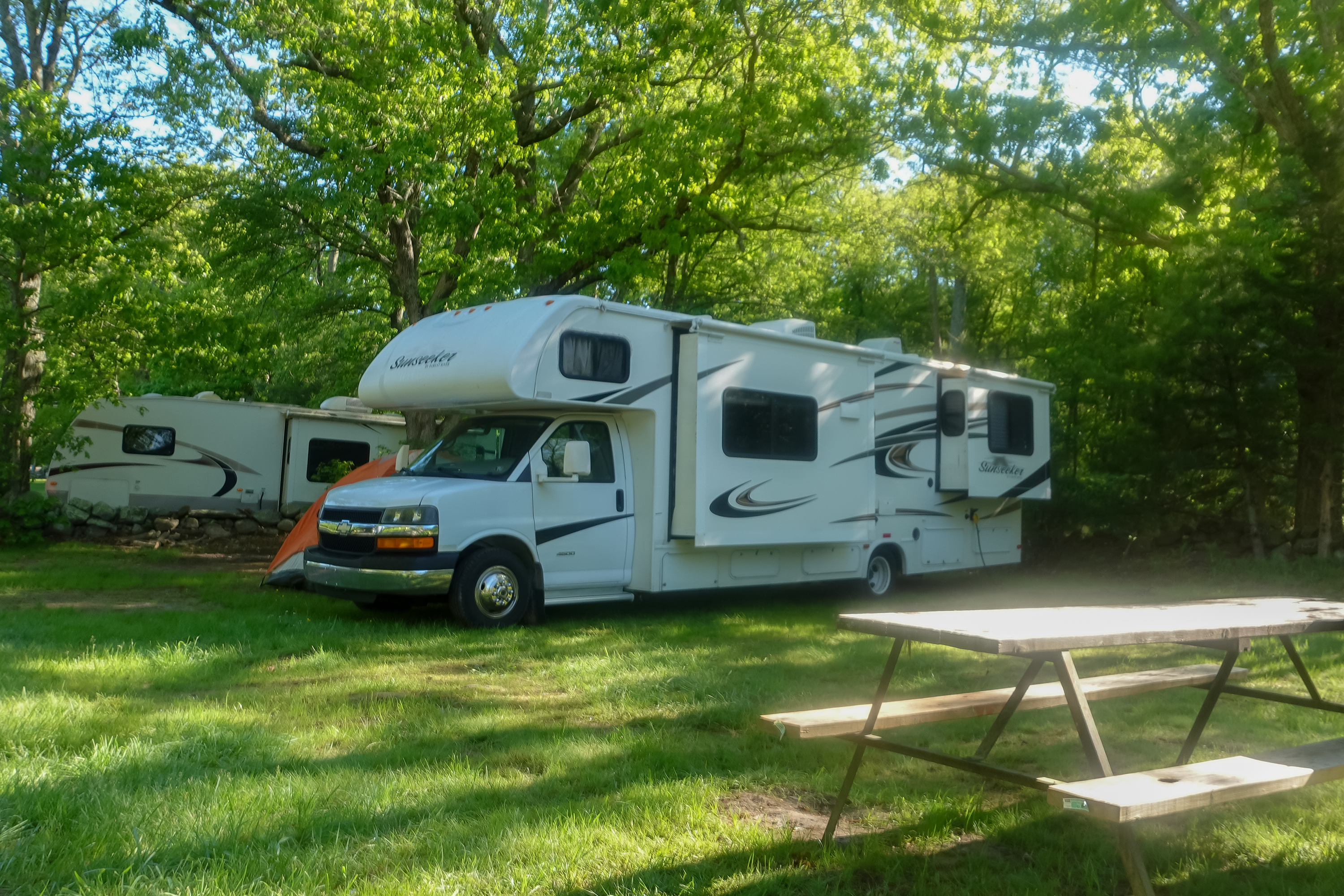 Camper-submitted photo at Gibson Hill RV Park near Moosup, CT