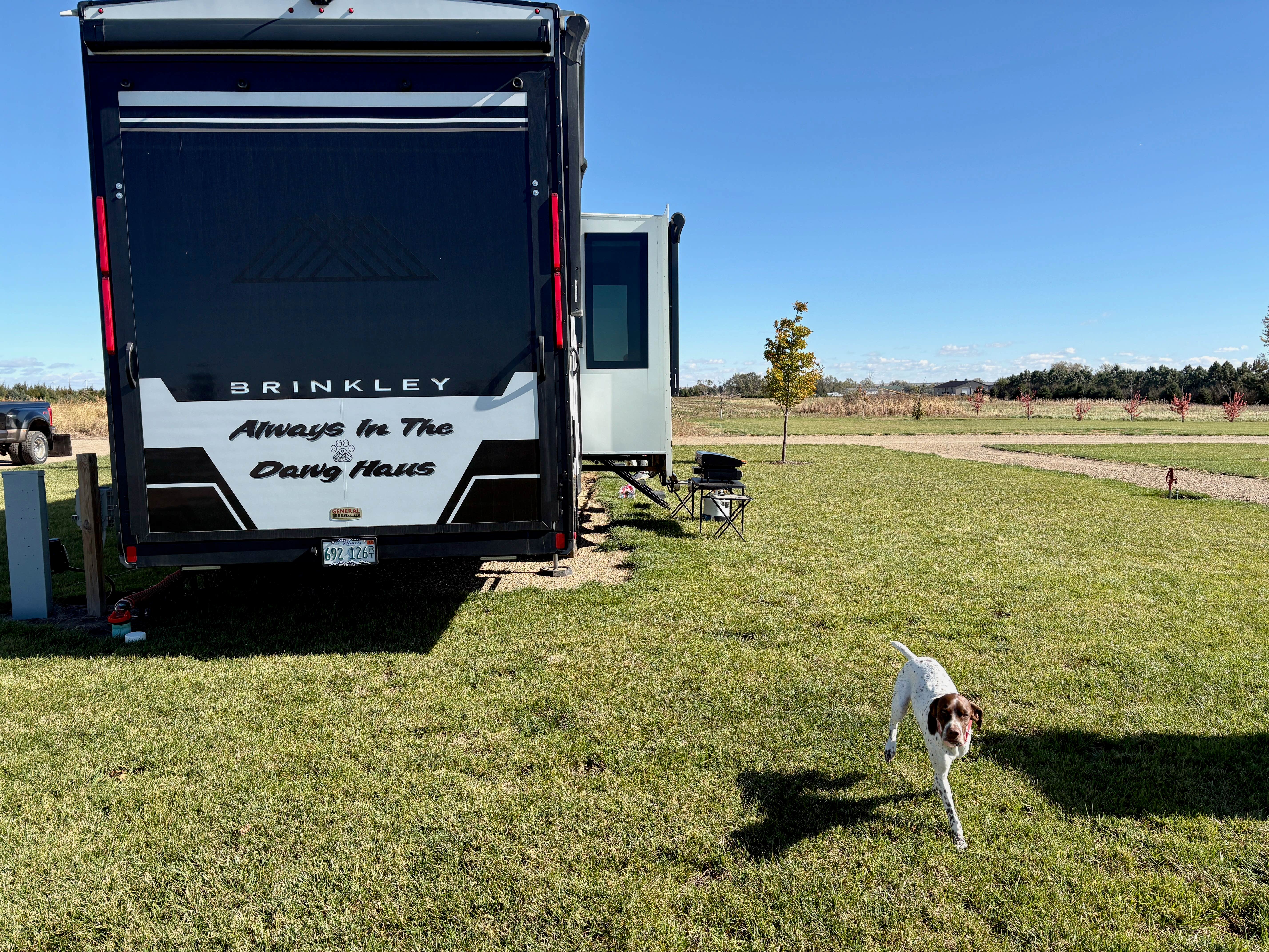 MickandKarla W.'s photo of camping with pets at Hidden Gem Campground near Fairfax, SD