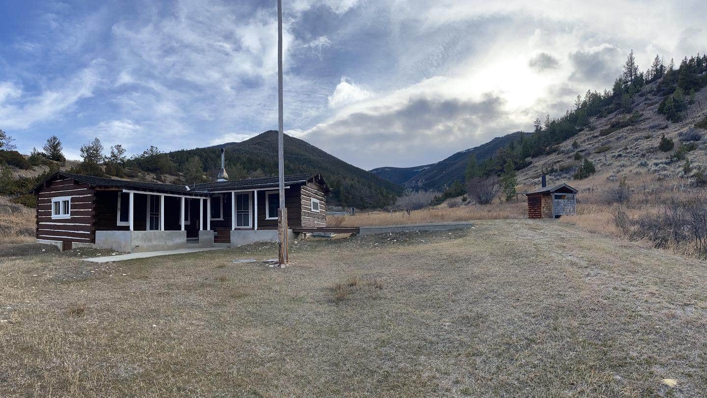 Camper-submitted photo at Sage Creek Cabin — Custer Gallatin National Forest near Pryor, MT