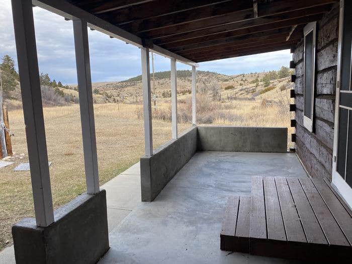 Camper-submitted photo at Sage Creek Cabin — Custer Gallatin National Forest near Pryor, MT