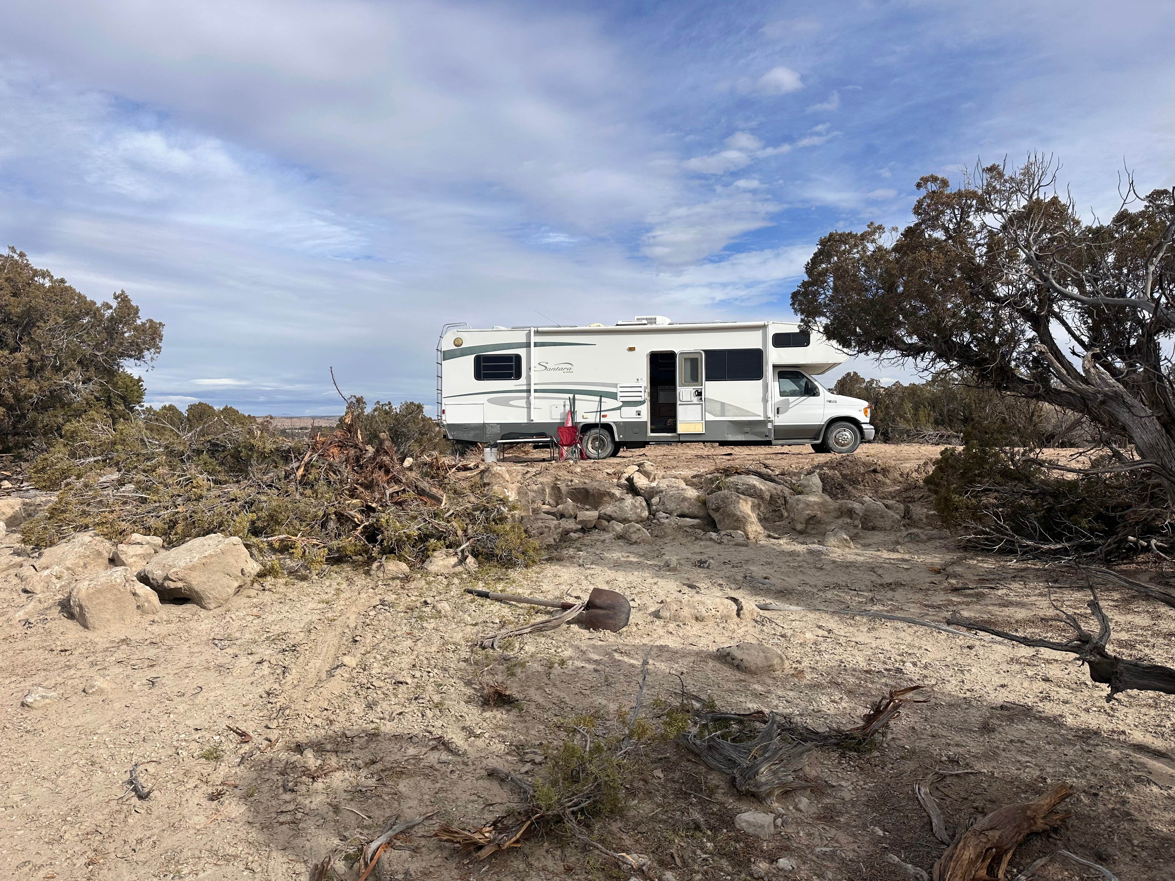 Devin S.'s photo of rv camping at Private Off-Grid Escape near Tabiona, UT