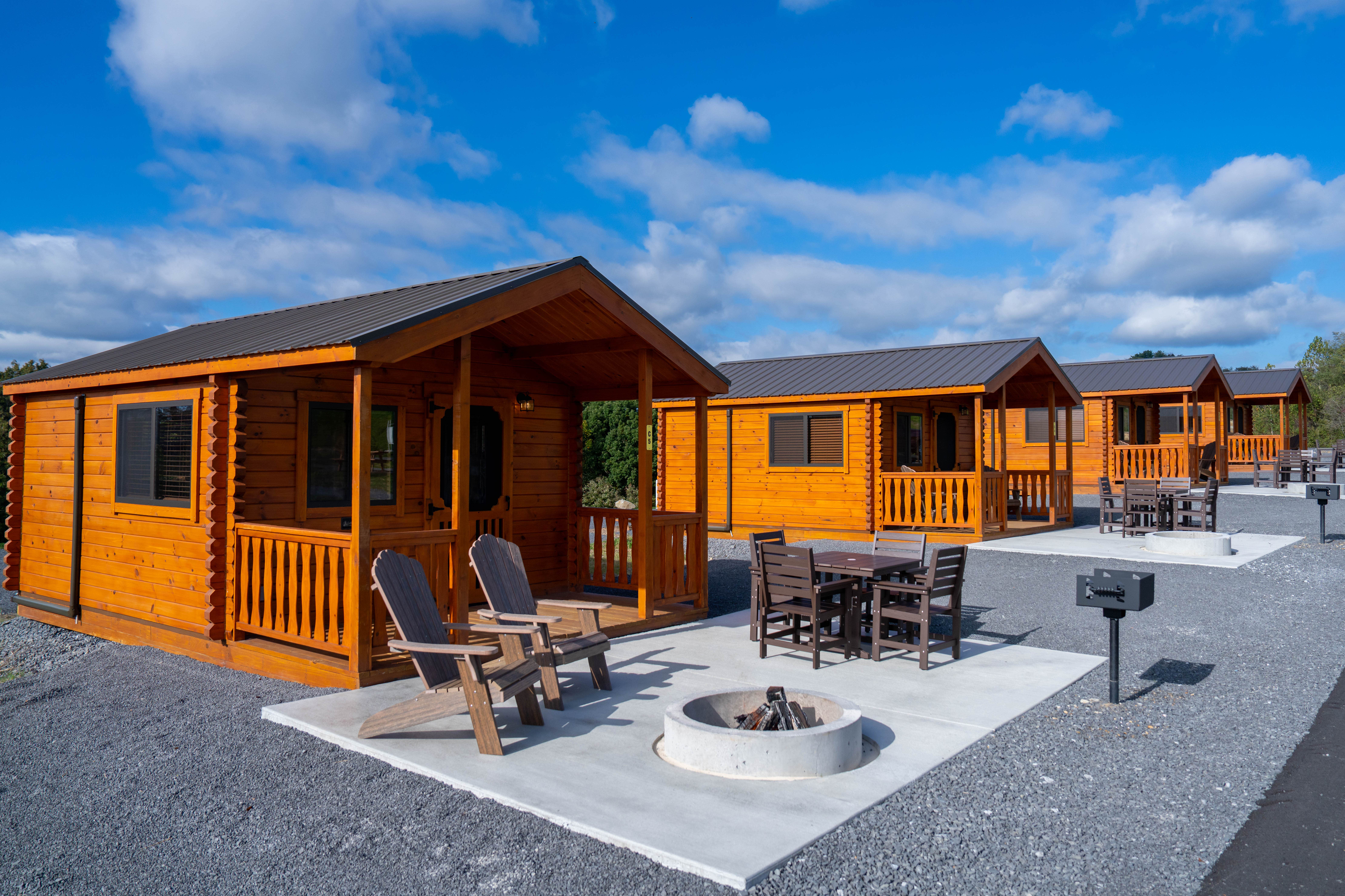 Travis V.'s photo of glamping accommodations at Morgantown / Mylan Park KOA Holiday near Paw Paw, WV