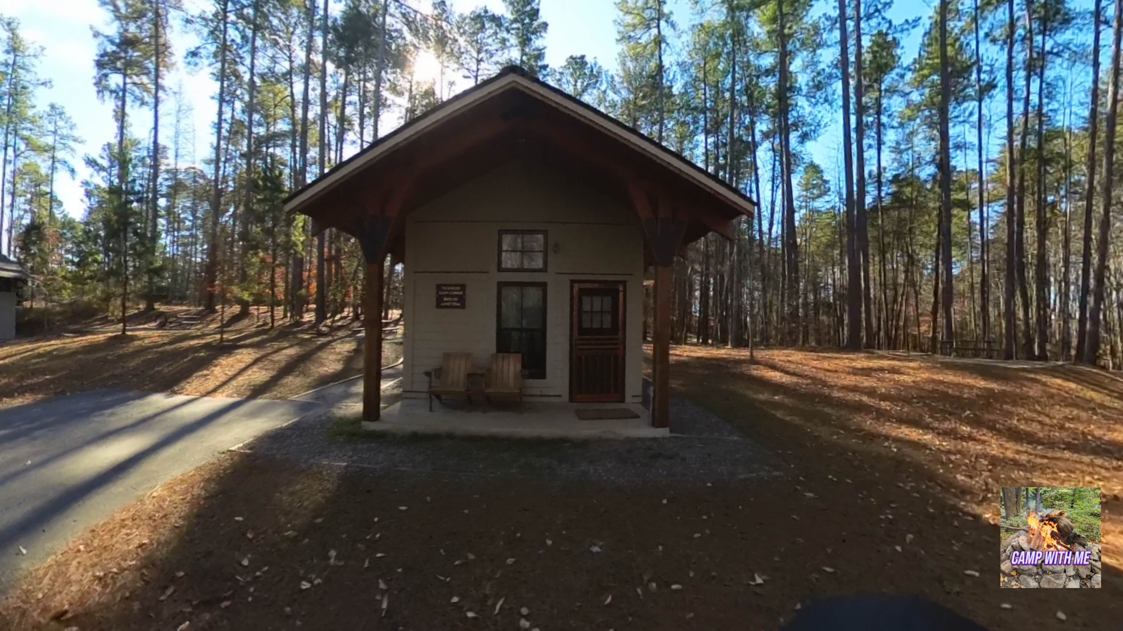 Camp With Me's photo of glamping accommodations at Lake Norman State Park Campground near Kannapolis, NC