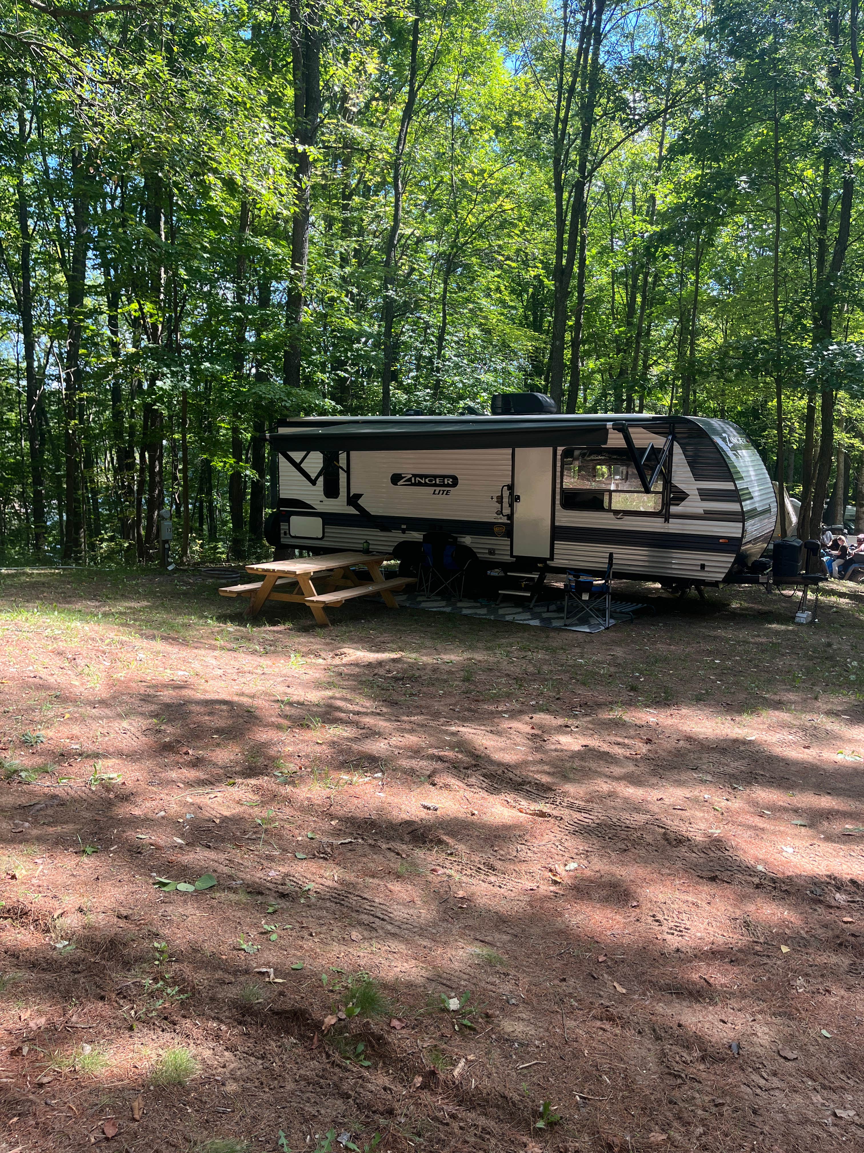 Megan C.'s photo of rv camping at Sunrise Lake Family Campground near Stanwood, MI
