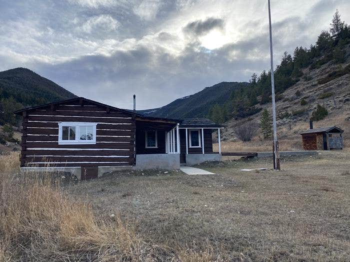 The Dyrt's photo of a cabin at Sage Creek Cabin — Custer Gallatin National Forest near Pryor, MT