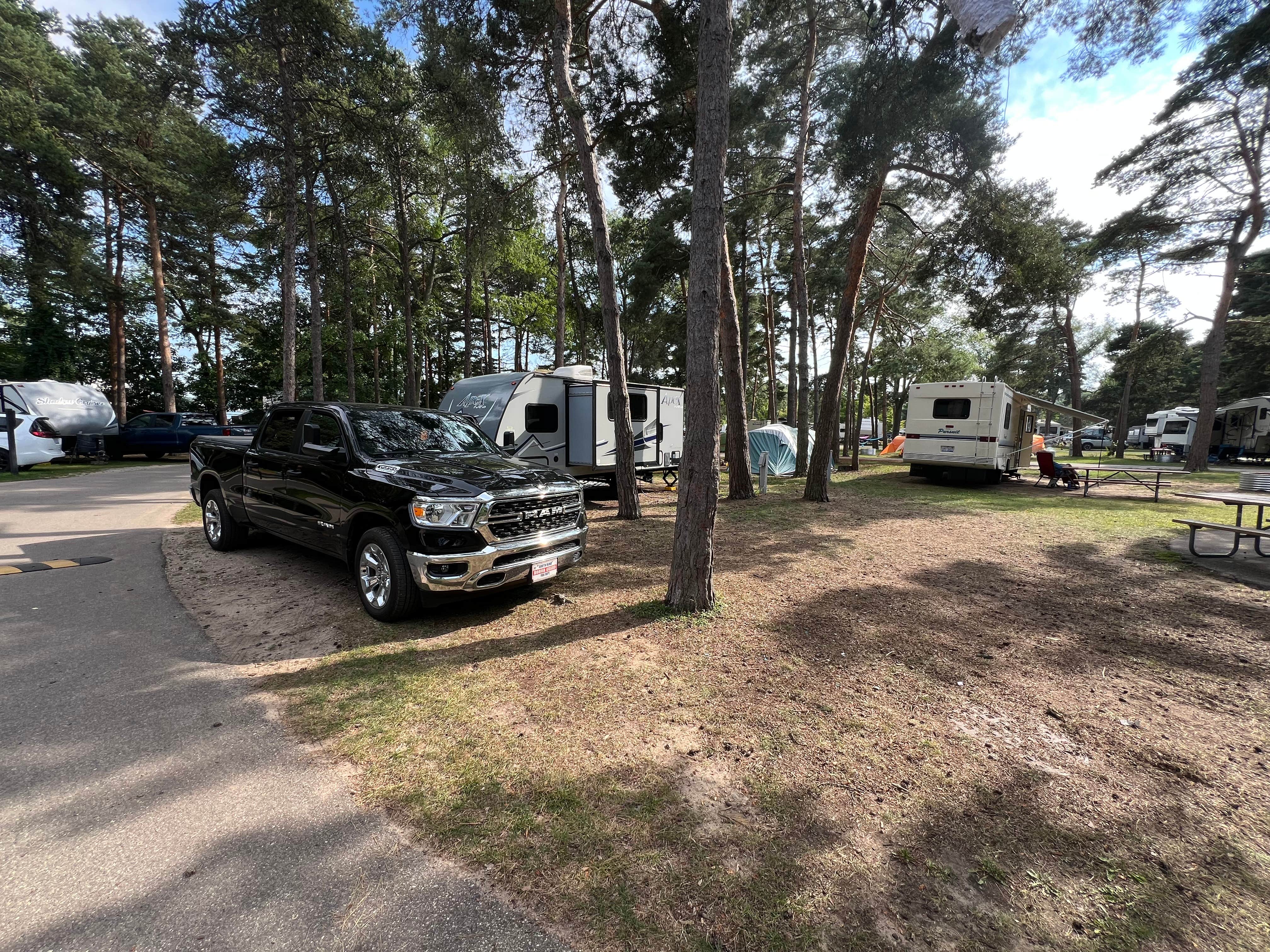 Camper-submitted photo at Lake Macatawa Campground — Holland State Park near Saugatuck, MI
