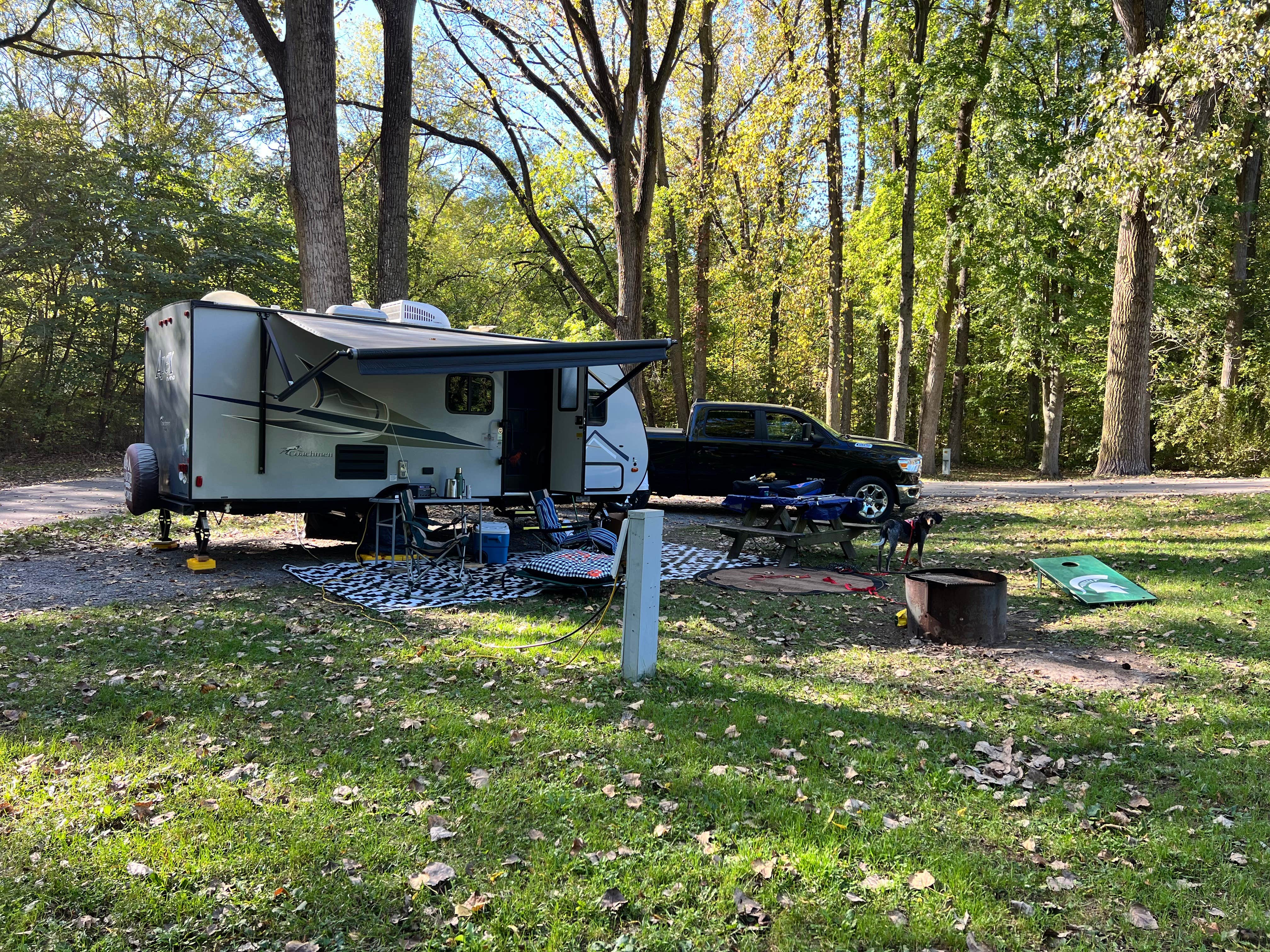 Gerard E.'s photo of rv camping at Pokagon State Park Campground near Jerome, MI