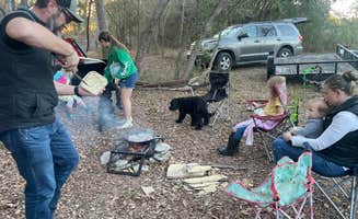 Will M.'s photo of camping with pets at Clear Creek Woods near Schulenburg, TX