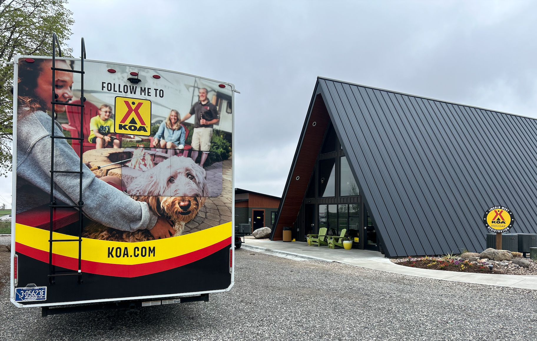 Lincoln W.'s photo of camping with pets at Seward/Lincoln West KOA Holiday near Columbus, NE